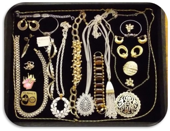 Vintage Bergere Napier Necklace, Earrings and Bracelet Lot