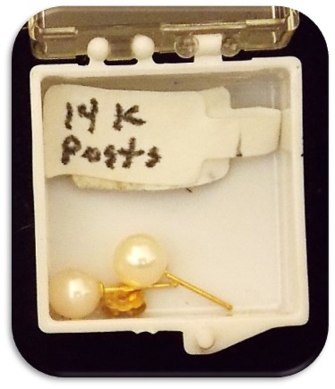 Earring Set with 14K Gold Posts