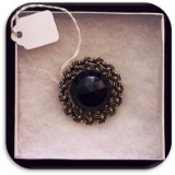 Vintage Brooch w/ Pronged Stones