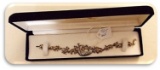 Vintage N.T. Noah's Ark Design Sterling Silver Necklace with Original Box