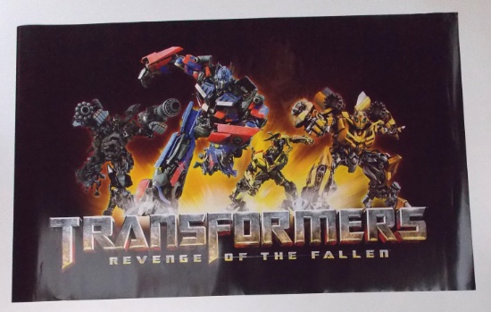 Transformers: Revenge of the Fallen Movie Promo Poster