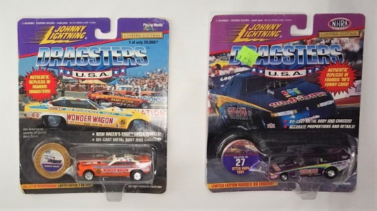Johnny Lightning 1/64 Scale Dragsters U.S.A. Diecast Car Set