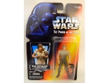 Star Wars Luke Skywalker in Dagobah Fatigues Power of the Force Orange Carded Figure