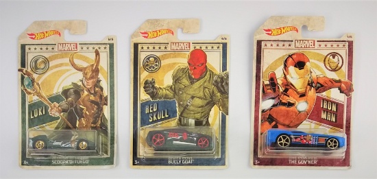 Hot Wheels Marvel Avengers Character Cars