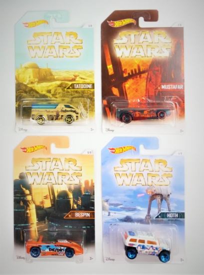 Hot Wheels Star Wars Planets Exclusive Car Set