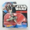 Boba Fett's Slave 1 Hot Wheels Star Wars Starships Die Cast Collectible Figure w/Stand