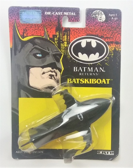 Batskiboat ERTL 1992 Batman Returns Die-Cast Metal Action Figure MOC