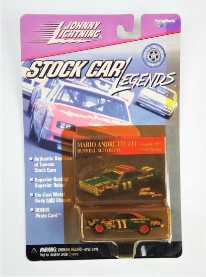 Johnny Lightning Mario Andretti #11 Stock Car Legends Collectible Diecast Car