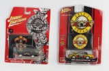 Johnny Lightning Rock Art Guns 'N' Roses Diecast Car Chevy Vega & Buick Grand National