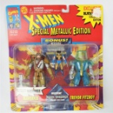 X-Men Special Metallic Edition Maverick / Trevor Fitzroy Steel Mutants Action Figure Set