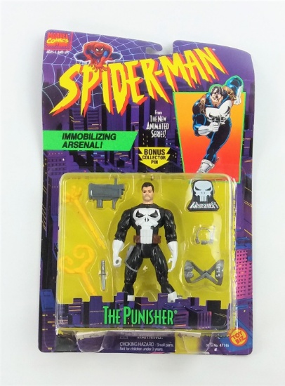 Marvel Spider-Man The Punisher Vintage Toy Biz Action Figure Toy