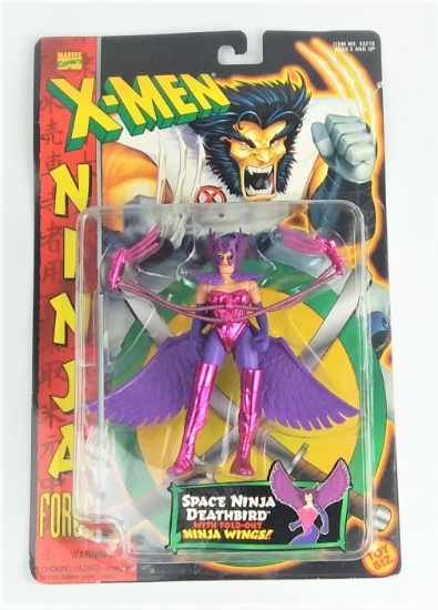 Space Ninja Deathbird Marvel X-Men Ninja Force Carded Toy Biz Action Figure