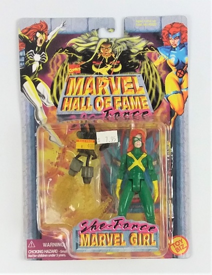 Marvel Girl Marvel Hall of Fame She-Force Marvel Carded Toy Biz Action Figure