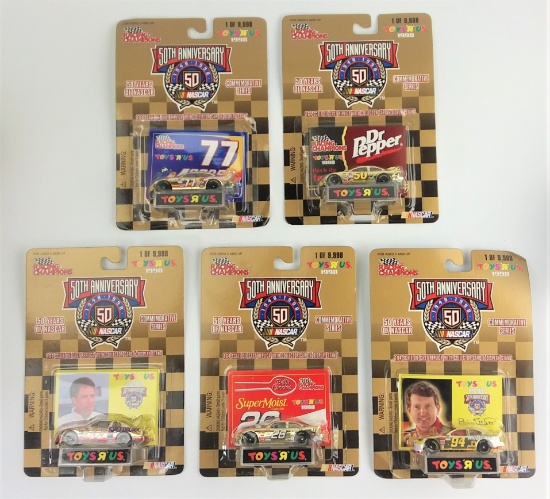 Toys'R'Us 1998 50th Anniversary Series Racing Champions NASCAR Stock Car Diecast Car Lot