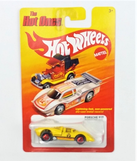 2011 Porsche 917 Yellow Hot Wheels The Hot Ones Collectible Diecast Car