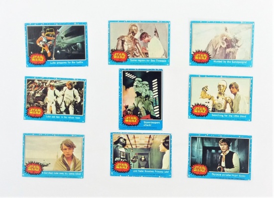 1977 Star Wars Topps Trading Cards Grouping