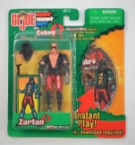 Zartan Spy Troops Mission Disc G.I. Joe Carded Figure & Game