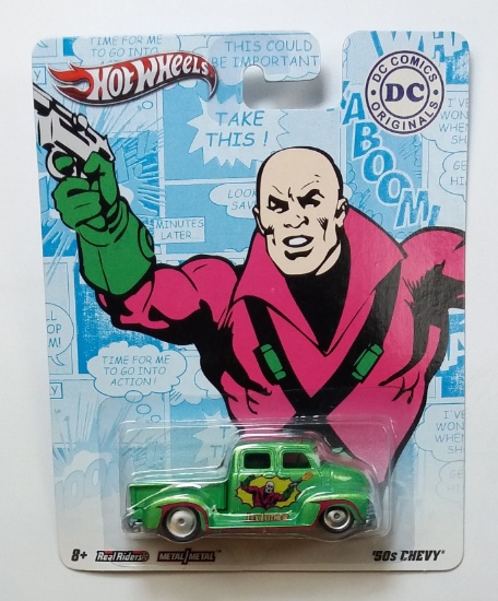 Lex Luthor 50s Chevy Hot Wheels DC Comics Originals Diecast Car