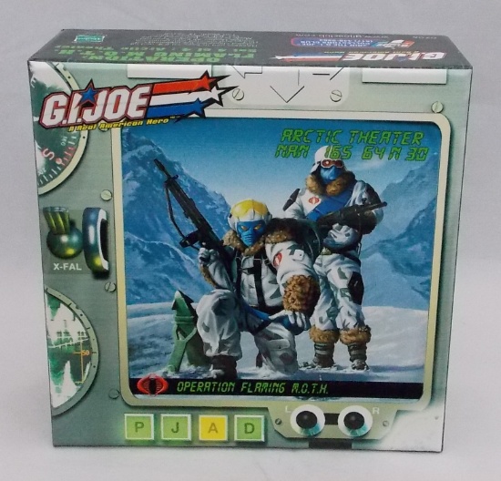 Flaming M.O.T.H.  Arctic Theater G.I. Joe Collector's Club Display Box