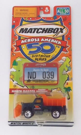 Matchbox Across America North Dakota 50th Anniversary Die Cast Vehicle