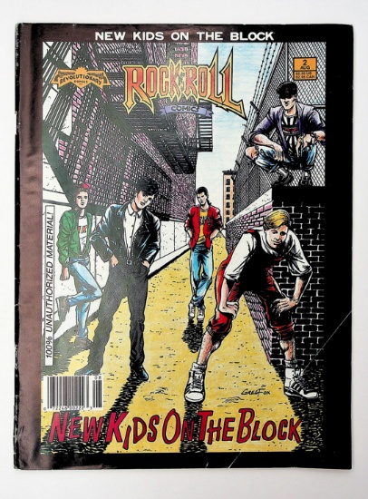 New Kids on the Block 1990 Oversize Comic Book