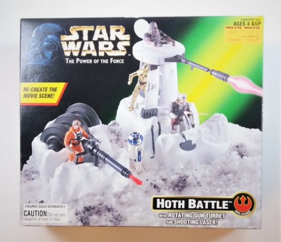 Hoth Battle The Power of the Force Star Wars Playset