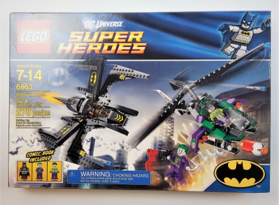 Lego 6863 DC Superheroes Batwing Battle Over Gotham City 278 Piece Building Block Set
