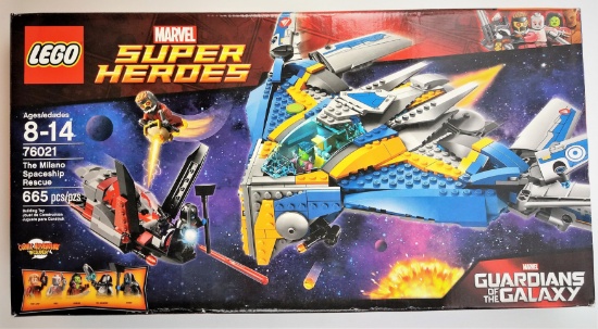 Lego 76021 Marvel Superheroes The Milano Spaceship Rescue 665 Piece Building Block Set