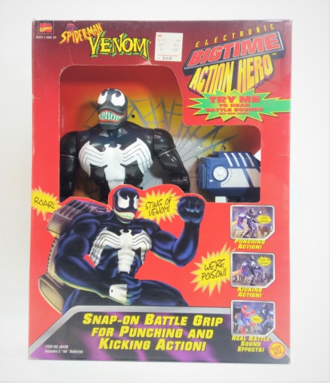 Electronc BigTime Action Hero Venom Toy Biz Action Figure