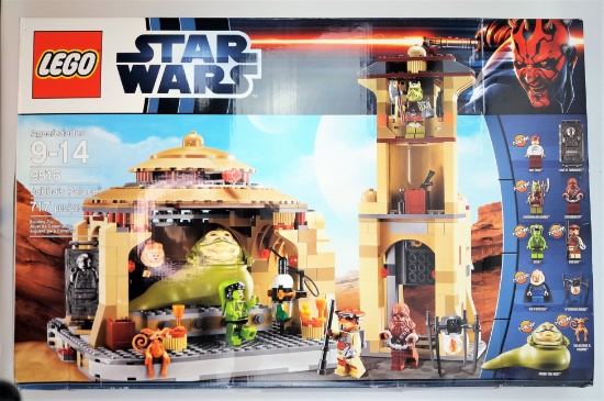 Star Wars Lego 9516  Jabba's Palace 717 Piece Building Block Set