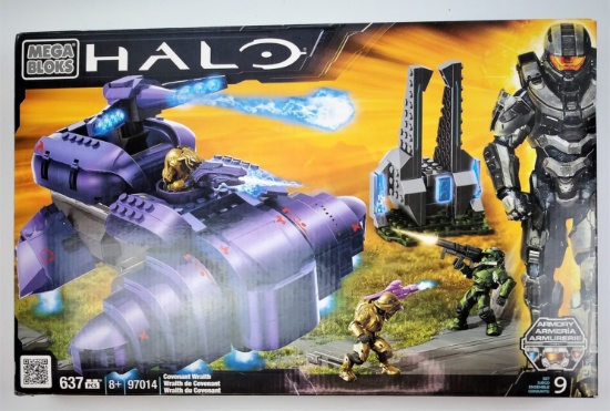 Mega Bloks 97014 Halo Covenant Wraith 637 Piece Building Block Set