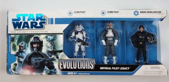 Imperial Pilot Legacy Star Wars Legacy Collection Evolutions 3 Figure Set