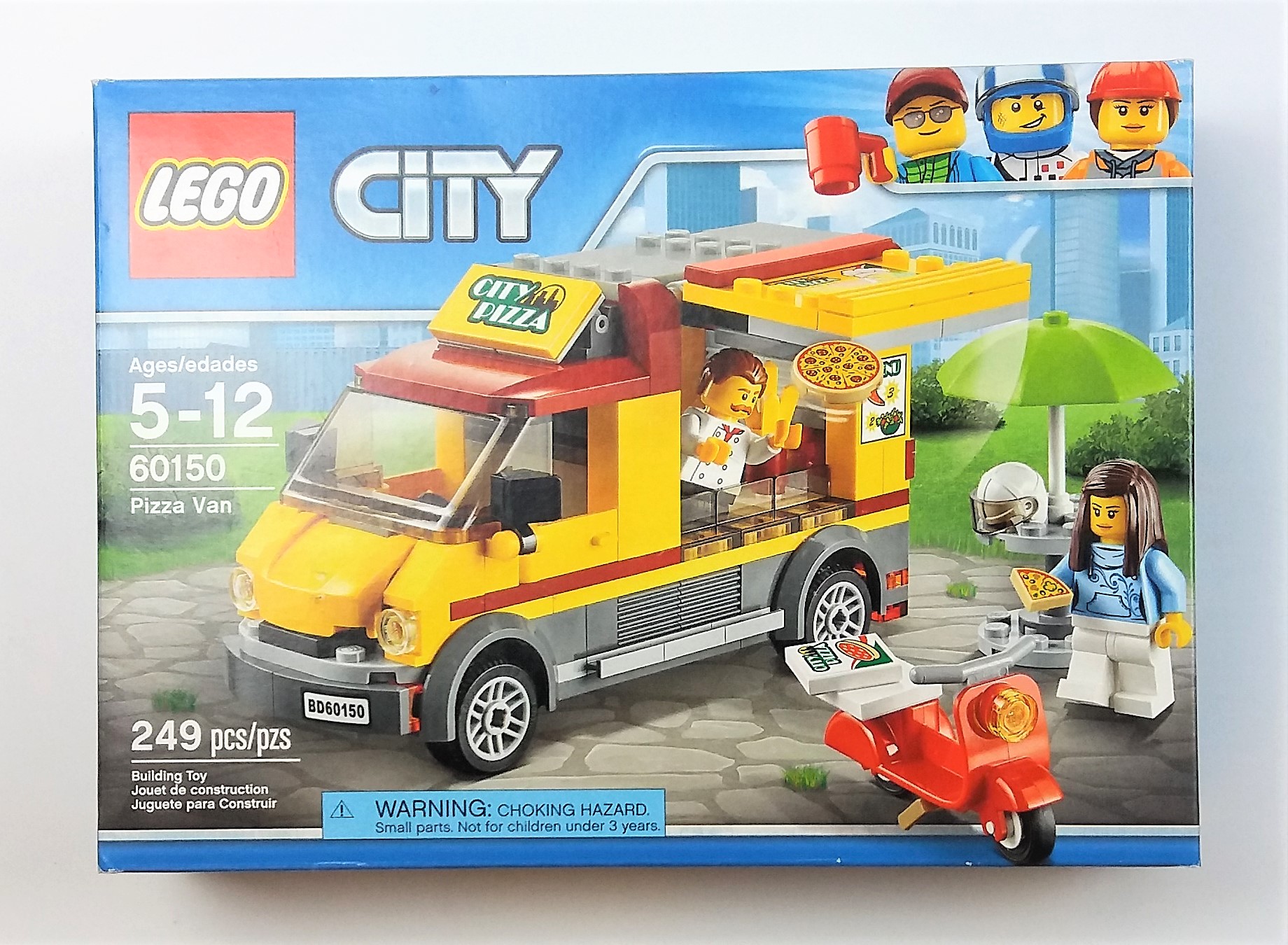 Lego 60150 Lego City Pizza Van 249 Piece Building | Proxibid