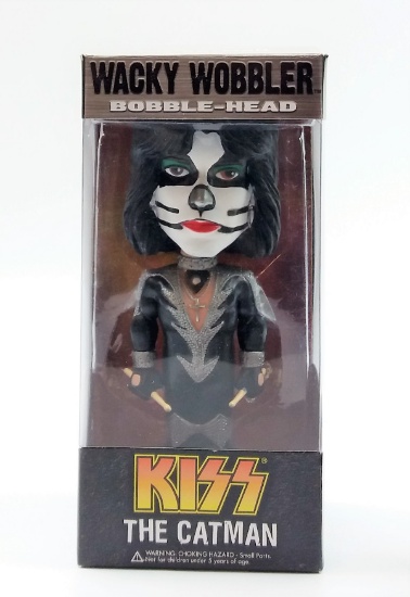 KISS The Catman Peter Criss Funko Wacky Wobbler Bobble-Head Figure