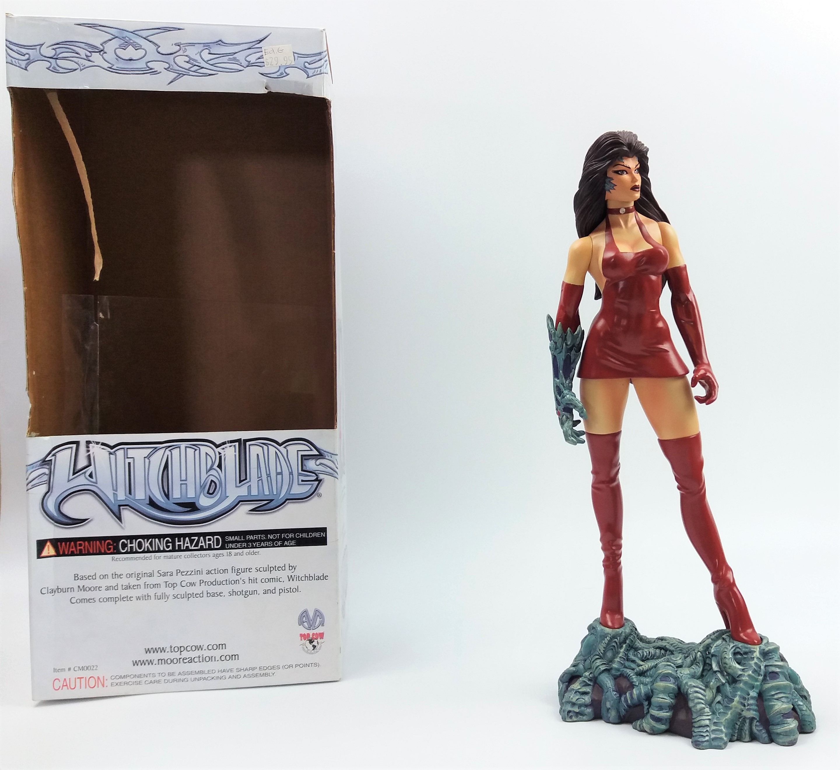Witchblade Sara Pezzini in Red Dress Moore Action | Proxibid
