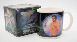 1991 Star Trek Captain Kirk Ceramic Mug - Hamilton Gifts Presents in Original Box