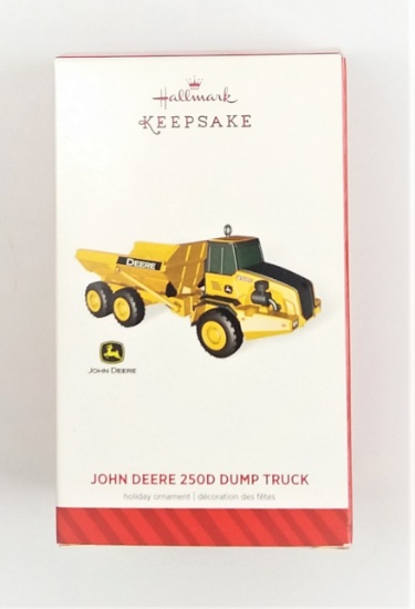 2014 John Deere 250D Dump Truck Hallmark Keepsake Ornament