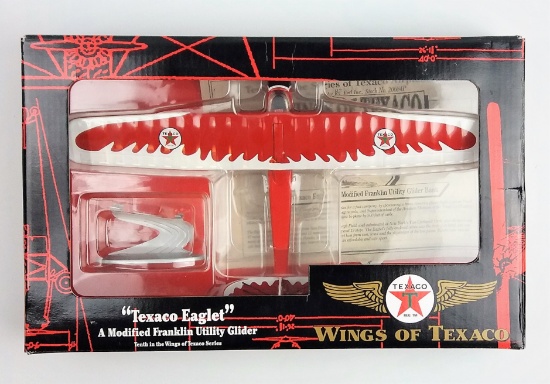 ERTL Wings Of Texaco 1930 Texaco Eaglet Glider Diecast Collectible Plane in Packaging