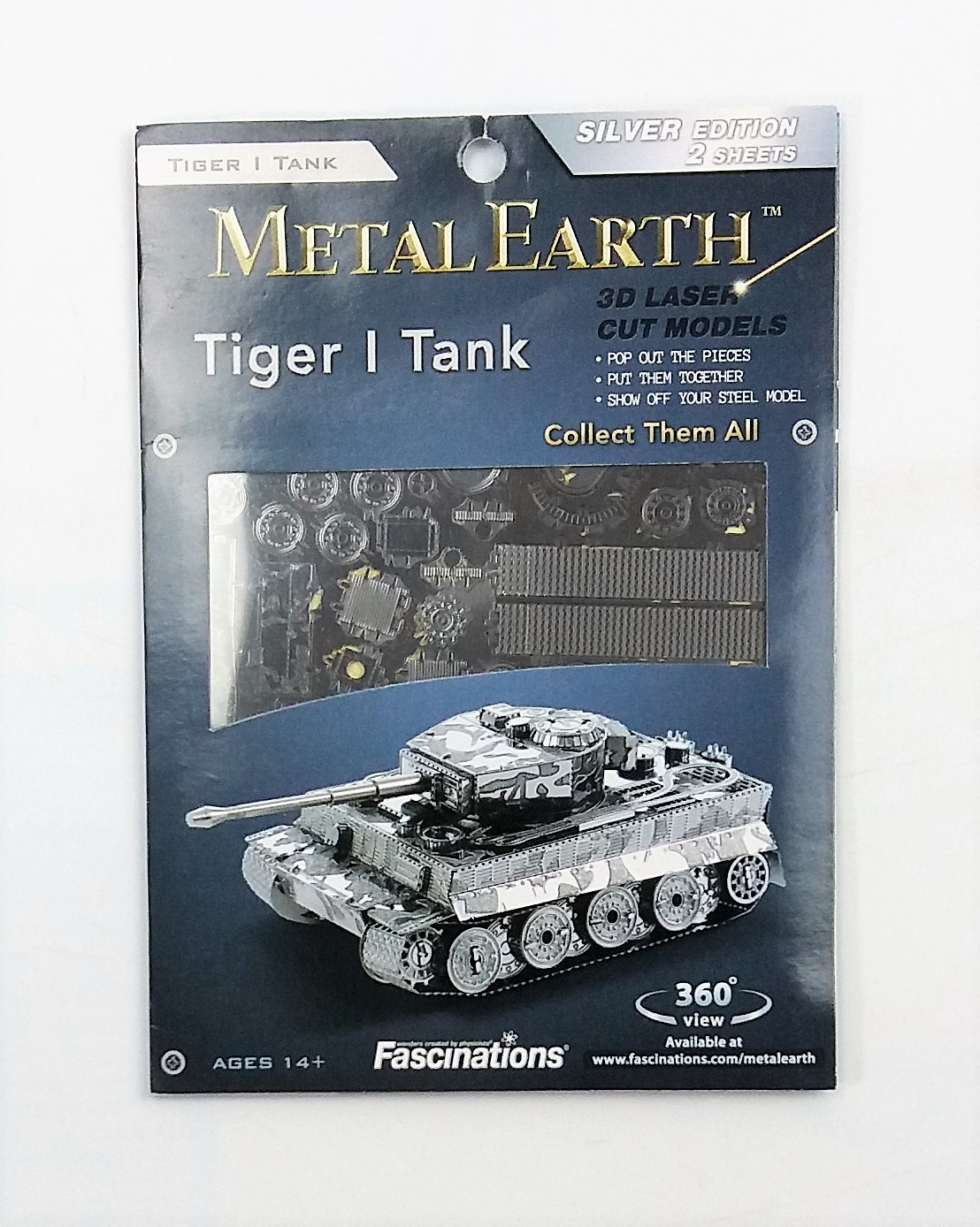 Fascinations Metal Earth Tiger 1 Tank 3D Metal Proxibid