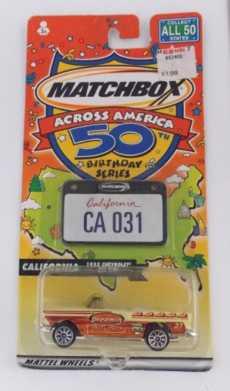 Matchbox Across America California 50th Anniversary Die Cast Vehicle