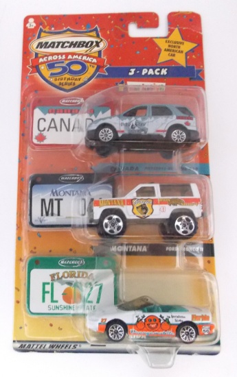 Matchbox Across America Canada, Montana, Florida 50th Anniversary Toys'R'Us Exclusive Gift Set