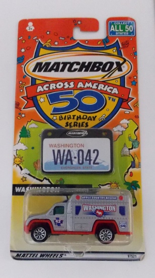 Matchbox Across America Washington 50th Anniversary Die Cast Vehicle
