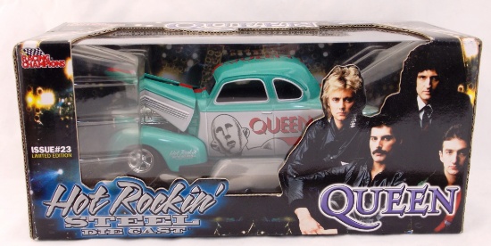 Queen Hot Rockin' Steel 1939 Chevy Coupe 1/24 Scale Diecast Car