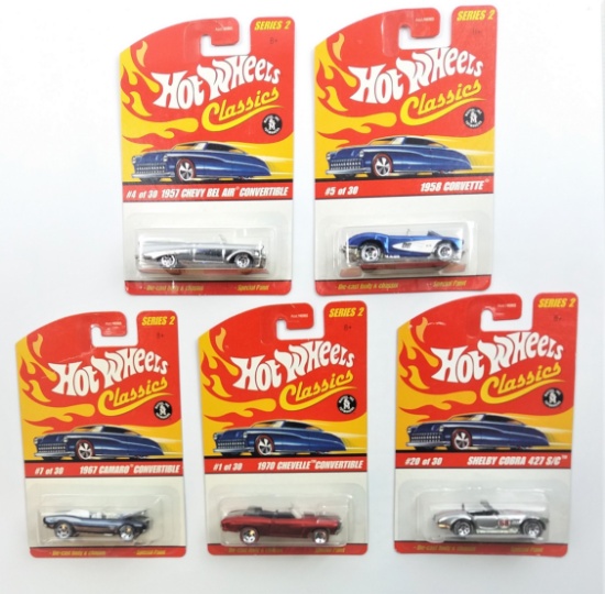 Hot Wheels Classics Series 2 2005 Collectible Diecast Car Grouping