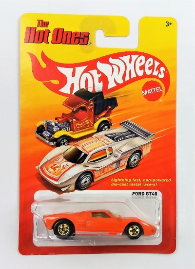 2011 Ford GT40 Orange Hot Wheels The Hot Ones Collectible Diecast Car