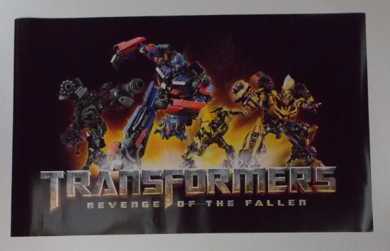 Transformers: Revenge of the Fallen Movie Promo Poster