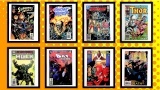 (8) Action/Superhero Comic Books