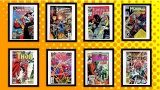 (8) Action/Superhero Comic Books