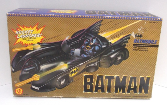 1989 Batmobile - Batman: The Movie Boxed Action Figure Vehicle Sealed in Box