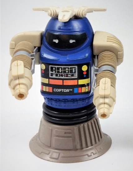 Vintage Robo Force 80's Coptor Robot Action Figure